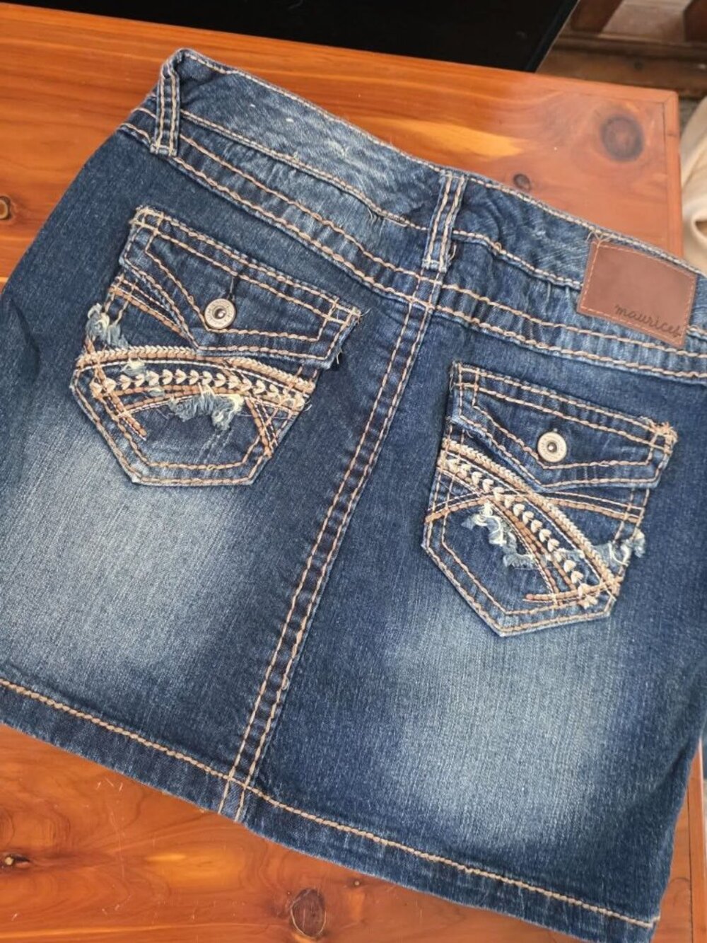 Maurices jean skirt